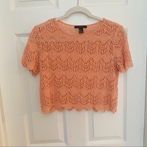 Forever 21 Crochet Crop Top